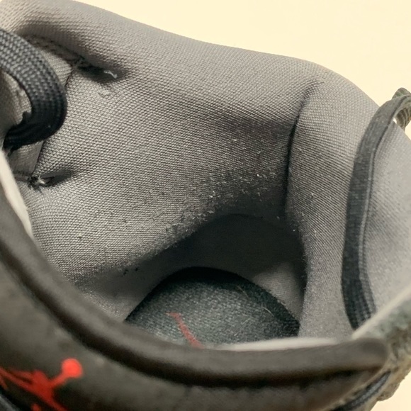 Jordan 1 Retro Mid Black Gym Red Anthracite Mens 9 - Picture 14 of 14